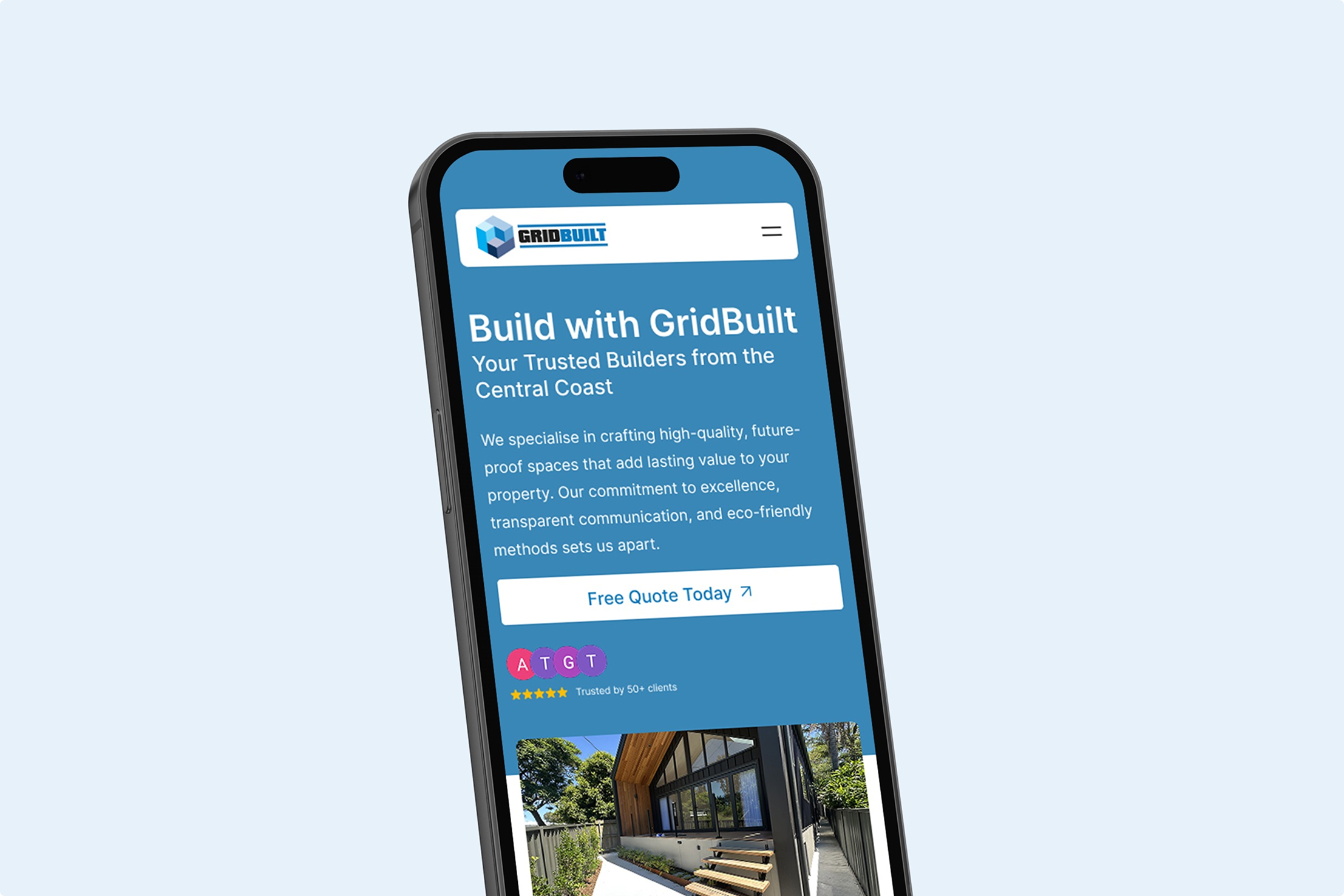 GridBuilt Mobile App